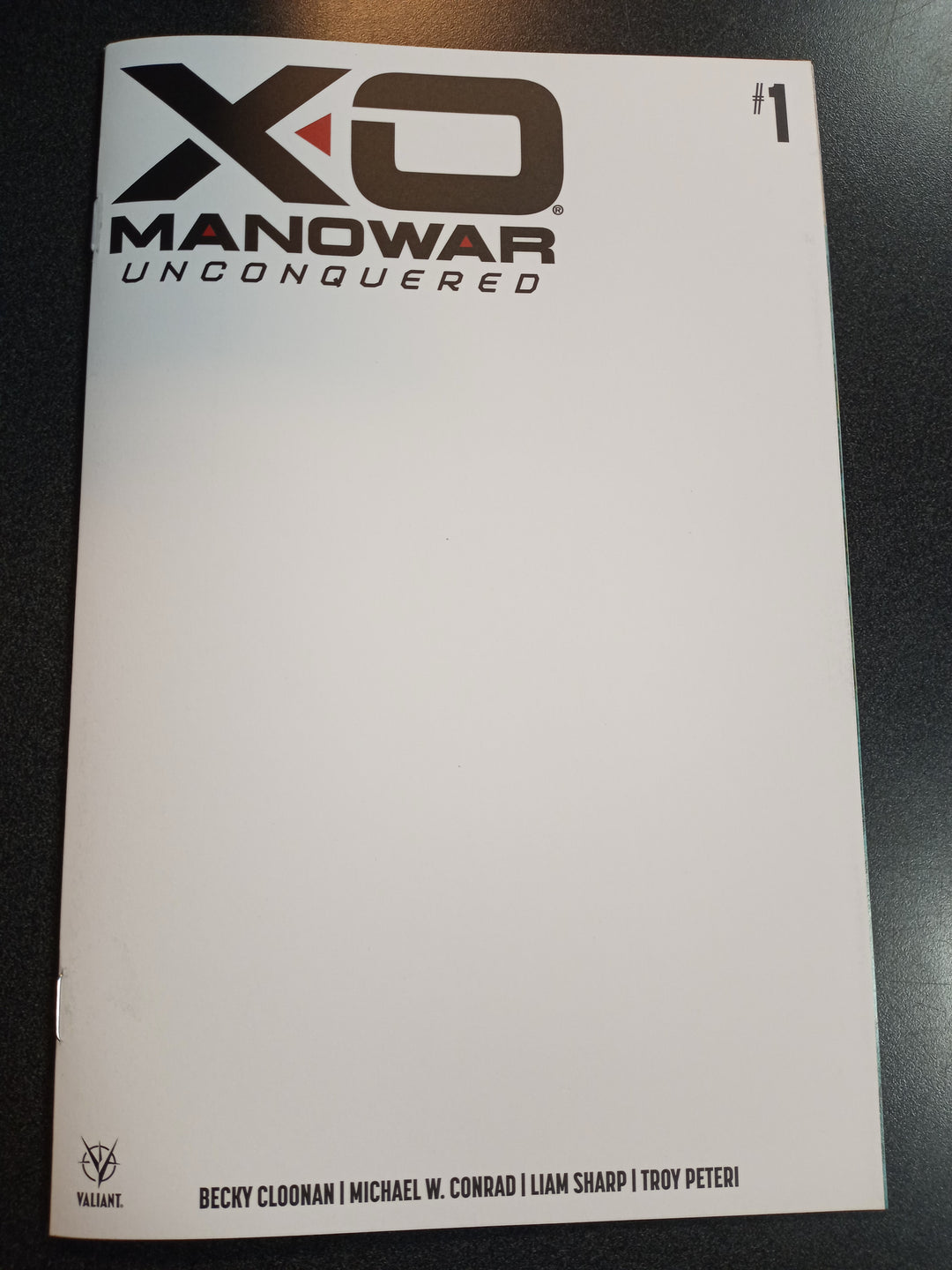 X-O Manowar Unconquered #1 Cover E Blank Variant (Mature)