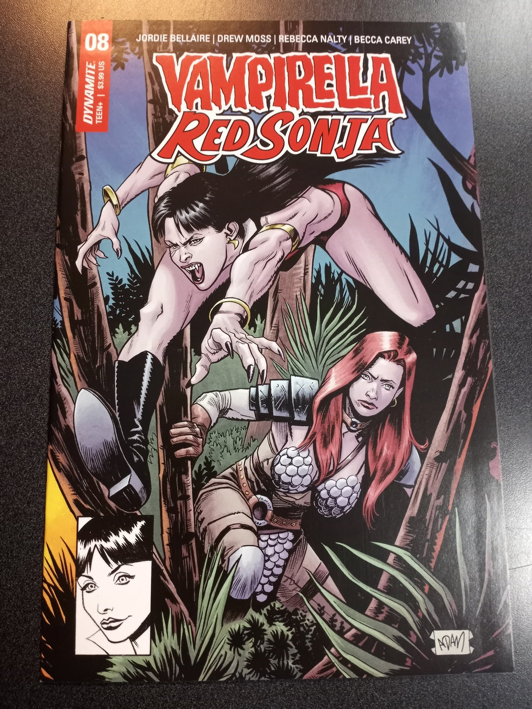 Vampirella Red Sonja #8 1:7 Gorham Homage Variant