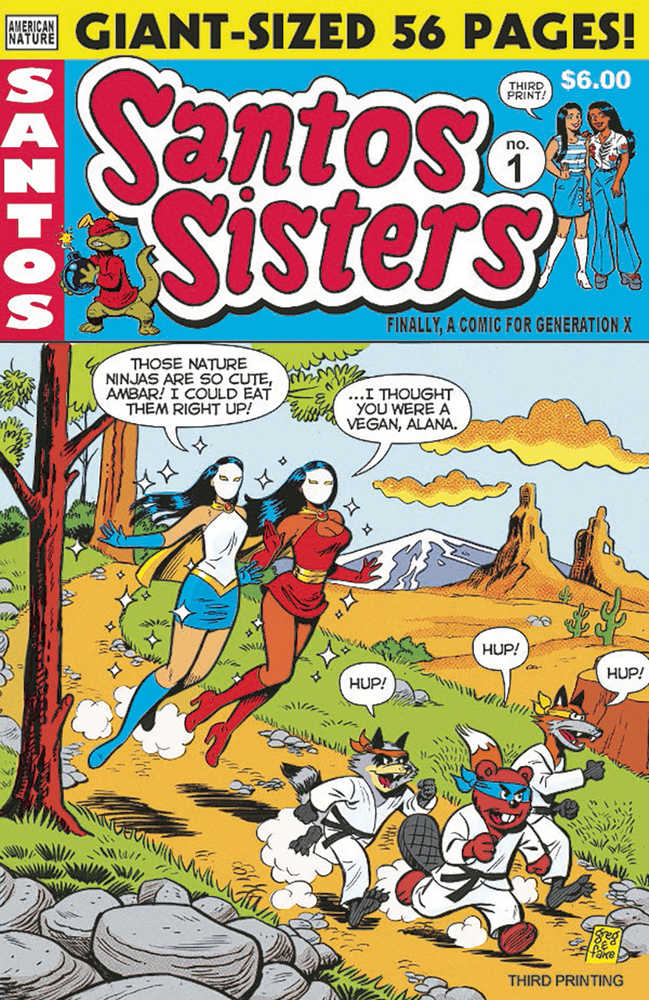 Giant Sized Santos Sisters #1 3RD Printing Cover A  Greg & Fake (Mr
