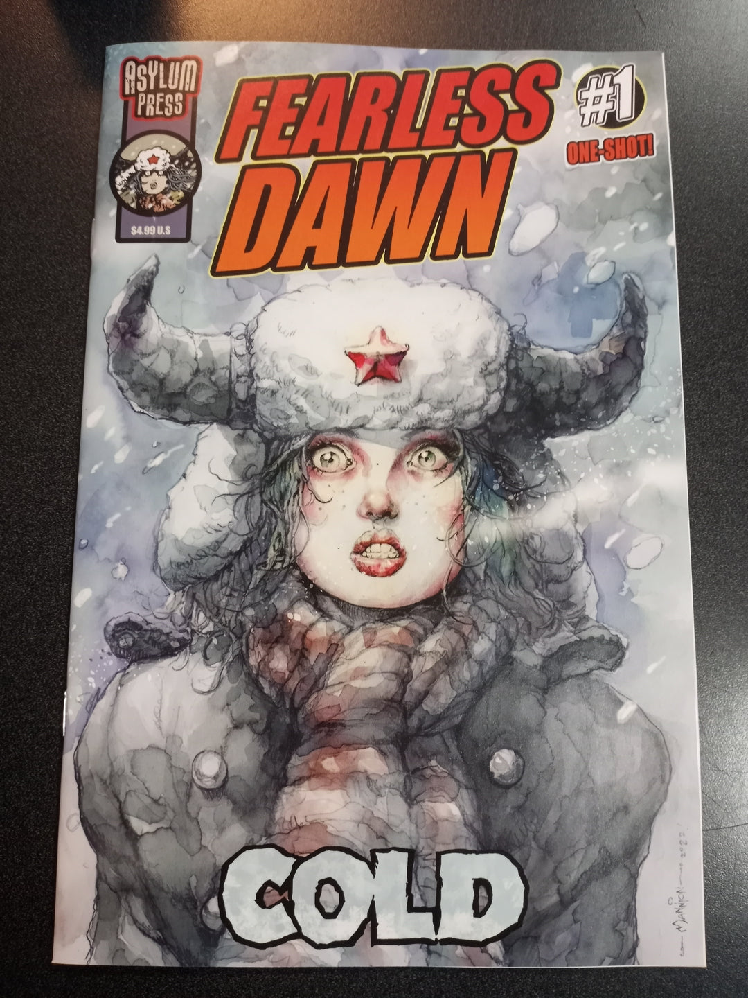 Fearless Dawn Cold (One Shot) Steve Mannion Cover A