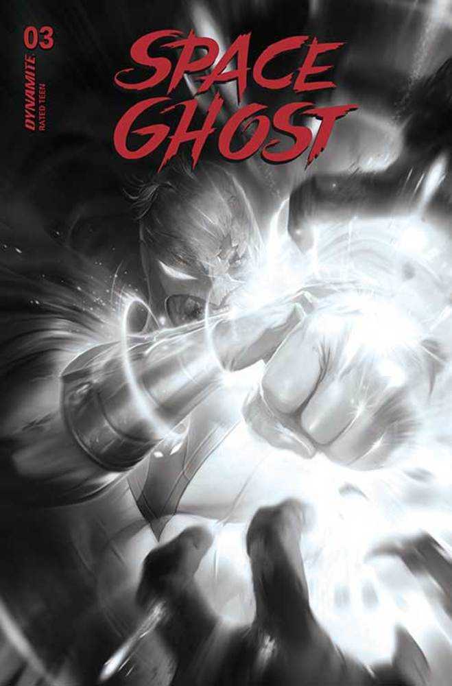 Space Ghost #3 Cover V 7 Copy Foc Variant Edition Mattina Black & White