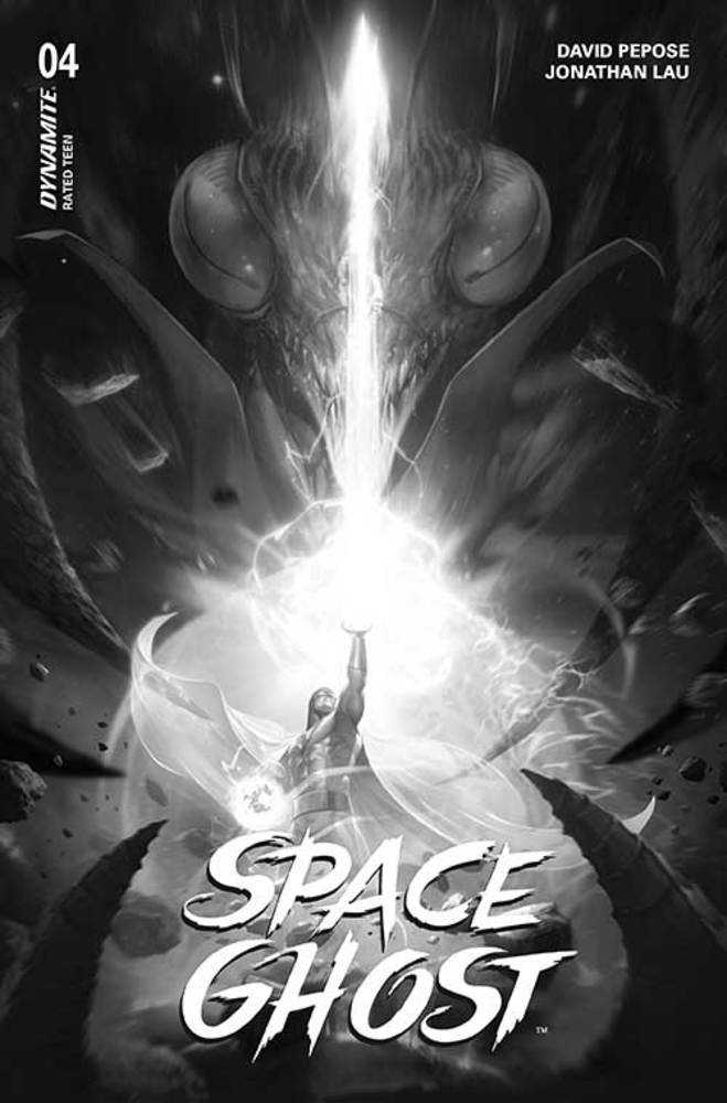 Space Ghost #4 Cover P 7 Copy Foc Variant Edition Mattina Black & White