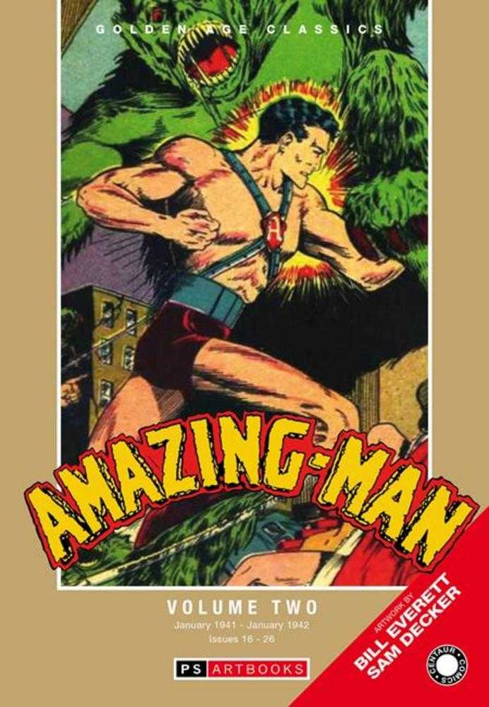 Golden Age Classics Amazing Man Hardcover Volume 02