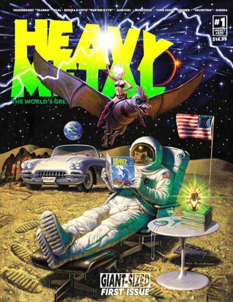 Heavy Metal Magazine #1 Cover A Hildebrandt