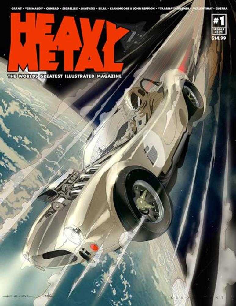 Heavy Metal Magazine #1 Cover D Keron Grant