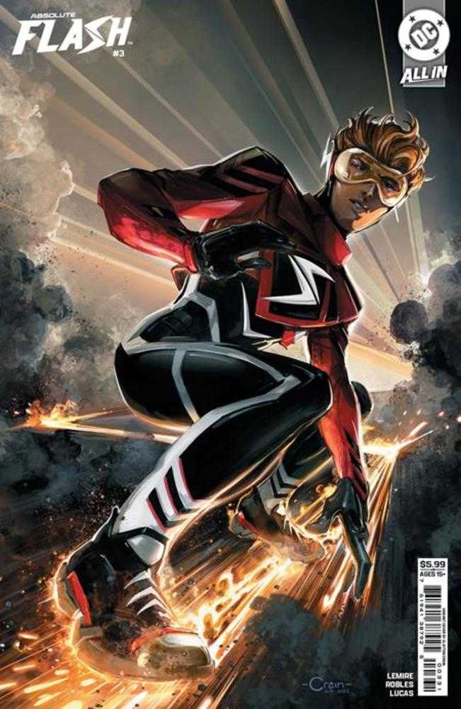 Absolute Flash #3 Cover C Clayton Crain Card Stock Variant