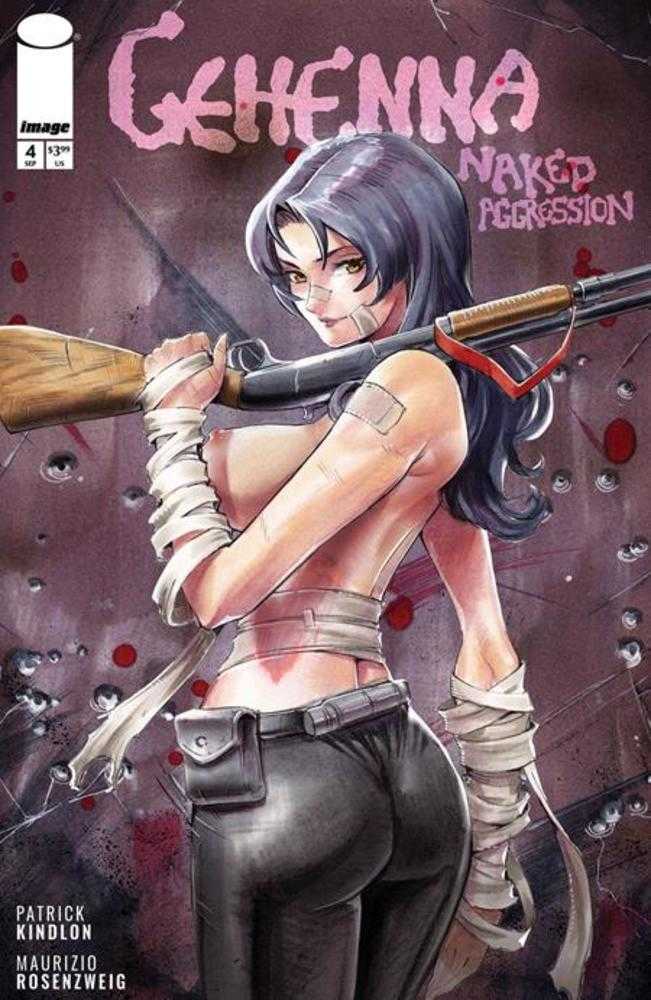 Gehenna Naked Aggression #4 Cover C Rodrigo Yoshimiya Nsfw Polybagged Variant