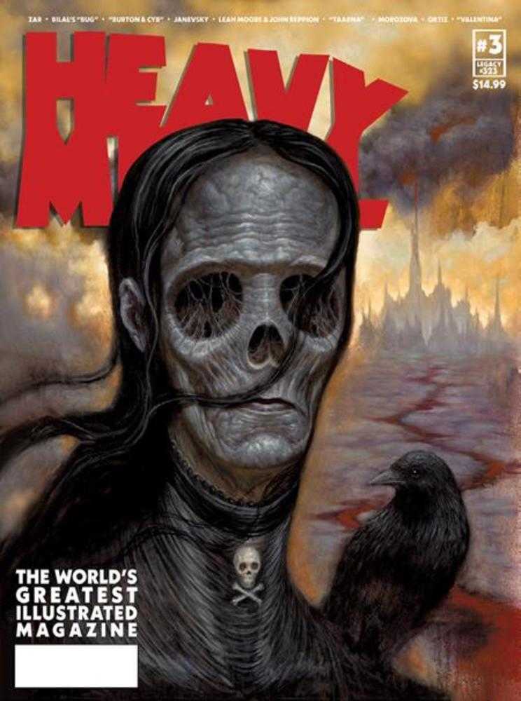 Heavy Metal Magazine #3 Cover B Chet Zar Variant
