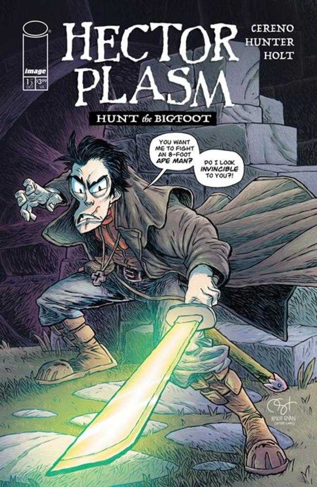 Hector Plasm Hunt The Bigfoot #1 Cover B Derek Hunter Variant