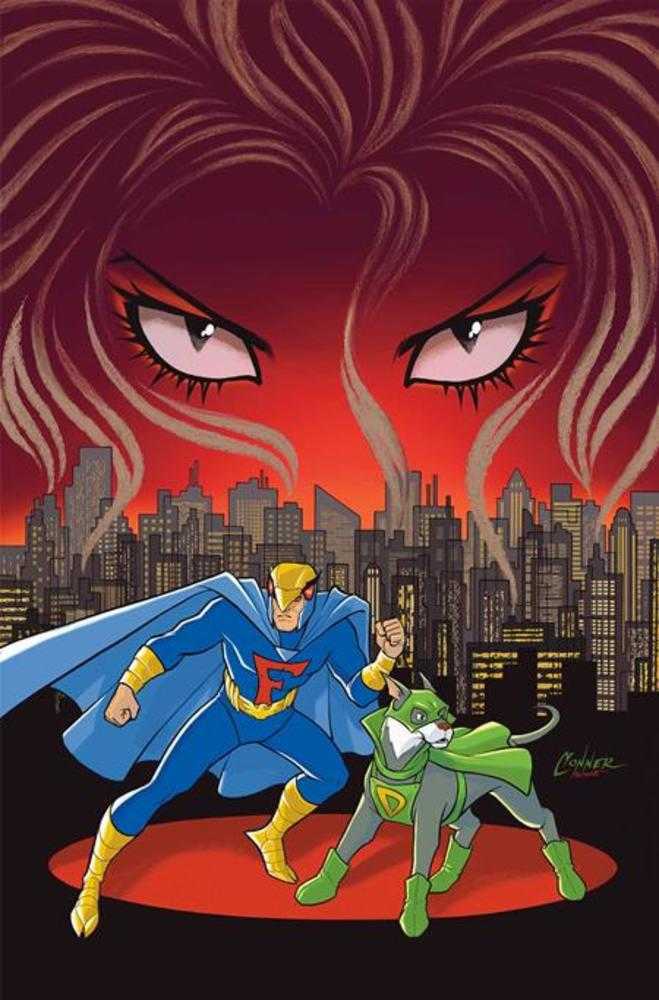 Blue Falcon & Dynomutt #1 Cover T 1 in 10 Amanda Conner Foil Virgin Foc Bonus Variant