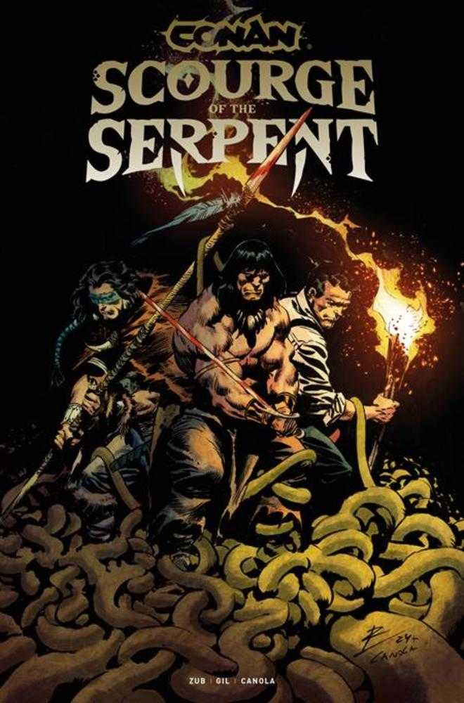 Conan The Barbarian Scourge Of The Serpent #4 Cover A Roberto De La Torre