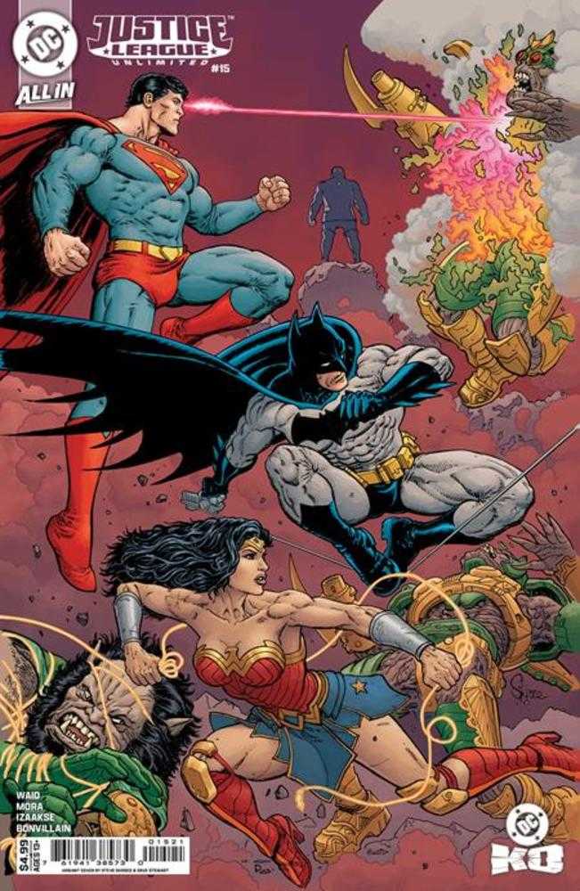 Justice League Unlimited #15 Cover B Steve Skroce Variant (DC K.O.)