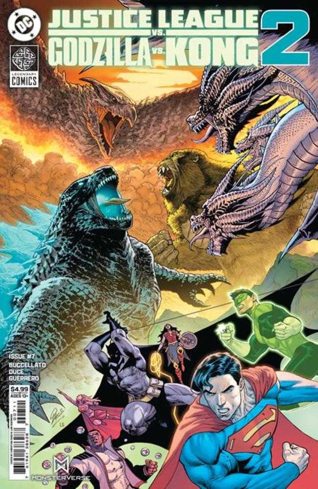 Justice League vs Godzilla vs Kong 2 #7 Cover A Christian Duce
