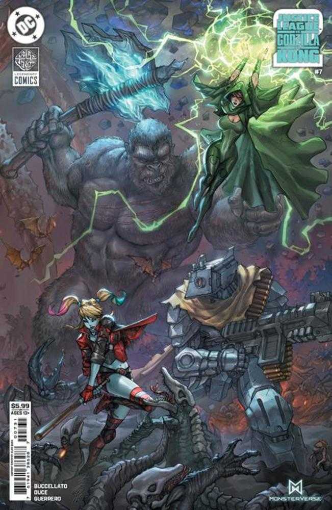 Justice League vs Godzilla vs Kong 2 #7 Cover C Alan Quah Card Stock Variant