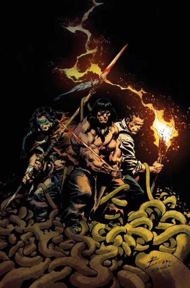 Conan The Barbarian Scourge Of The Serpent #4 Cover D Roberto De La Torre Full Art Variant
