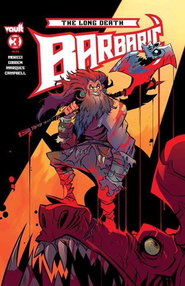 Barbaric The Long Death #3 Cover B Brett Bean Variant