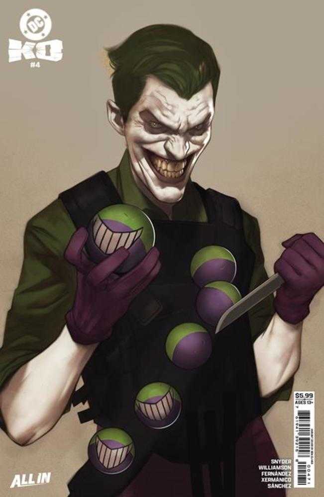 DC K.O. #4 Cover H Ben Oliver Face Off Variant