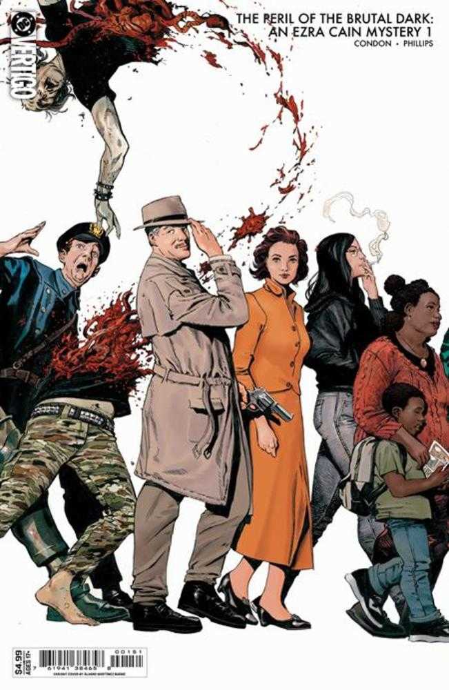 The Peril Of The Brutal Dark An Ezra Cain Mystery #1 Cover E Alvaro Martinez Bueno Connecting Card Stock Variant