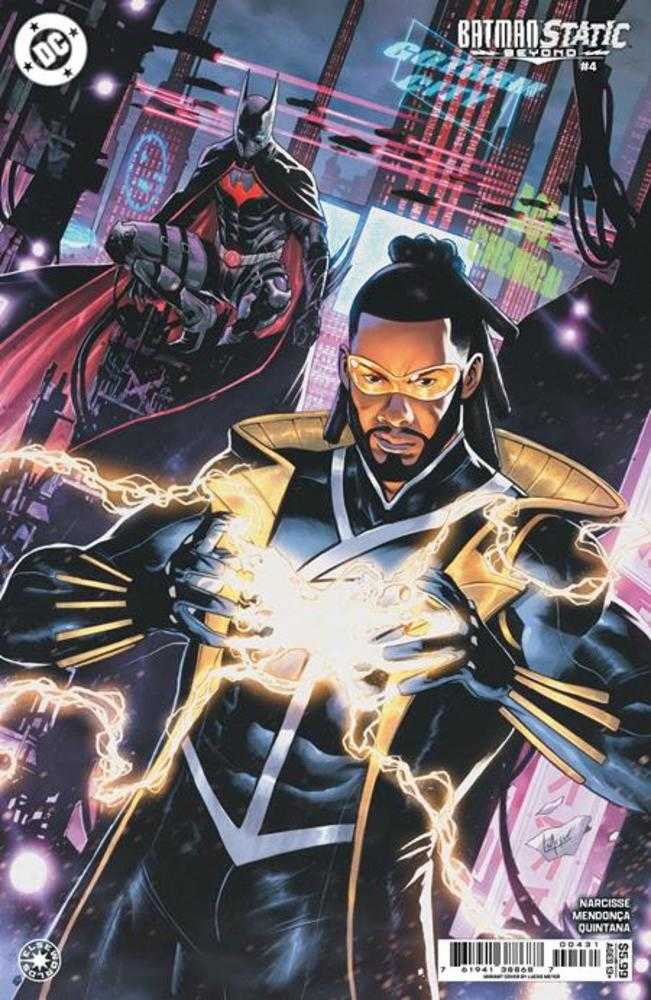 Batman Static Beyond #4 Cover C Lucas Meyer Variant