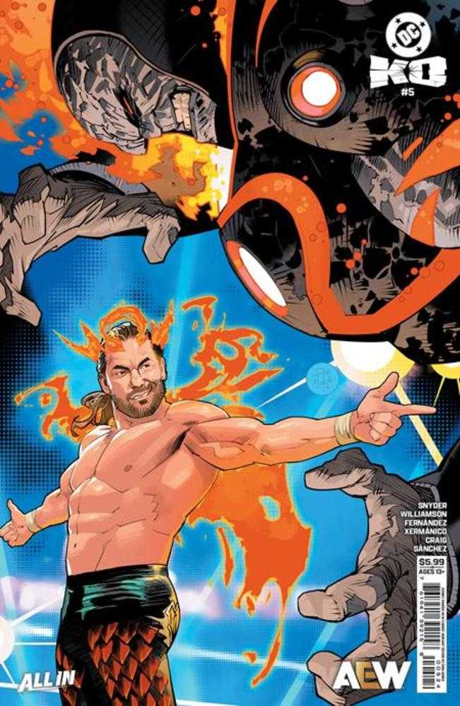 DC K.O. #5 Cover J Dan Mora DC Aew Cameo Variant