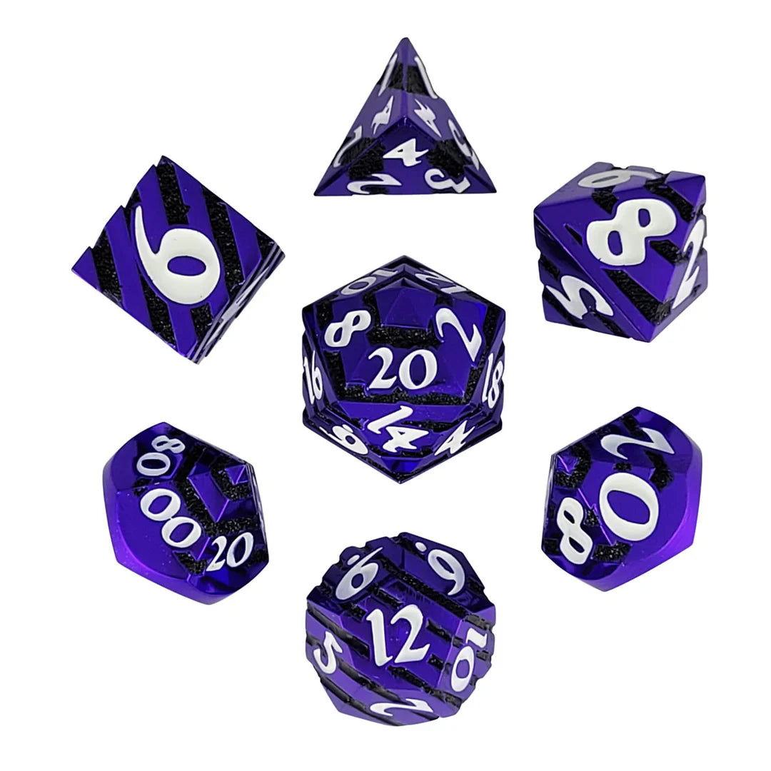 Forged Gaming: Dark Matter Set of 7 Metal Dice