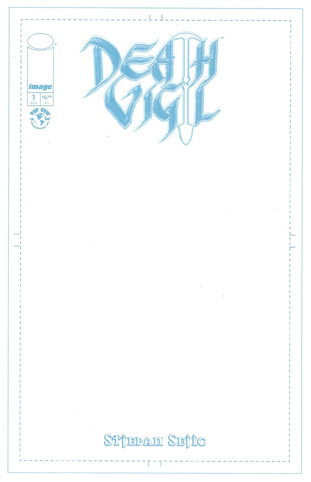 Death Vigil (2026) #1 (Of 6) Cover G Blank Sketch Variant (Mature)