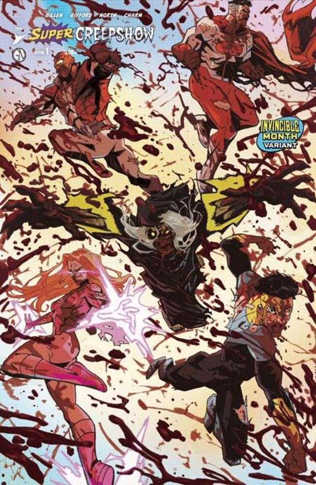 Super Creepshow #1 Cover E Rossi Gifford Invincible Team Up Variant