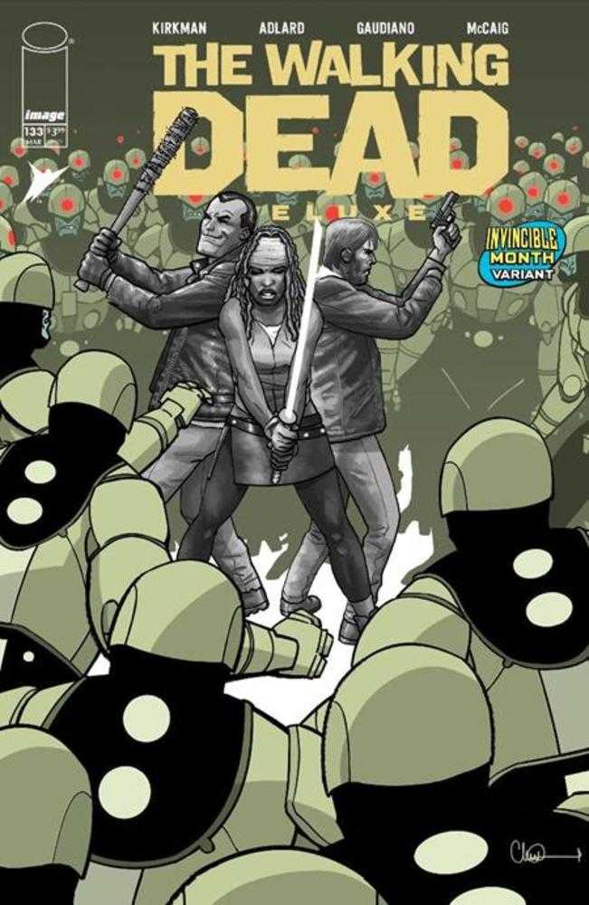 Walking Dead Deluxe #133 Cover E David Finch & Dave Mccaig Invincible Team Up Variant