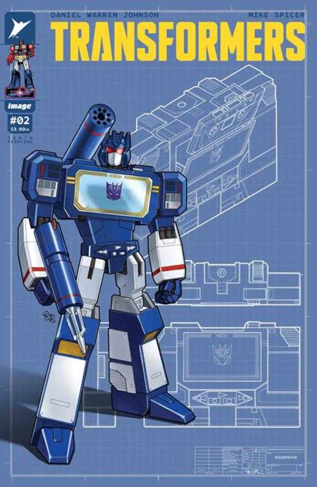 Transformers #2 10th Printing Cover I Ej Su Variant