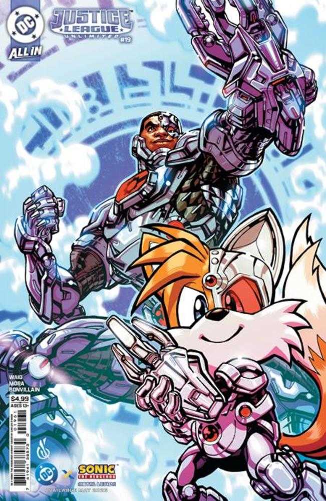 Justice League Unlimited #19 Cover F Carlos Danda DC X Sonic Variant
