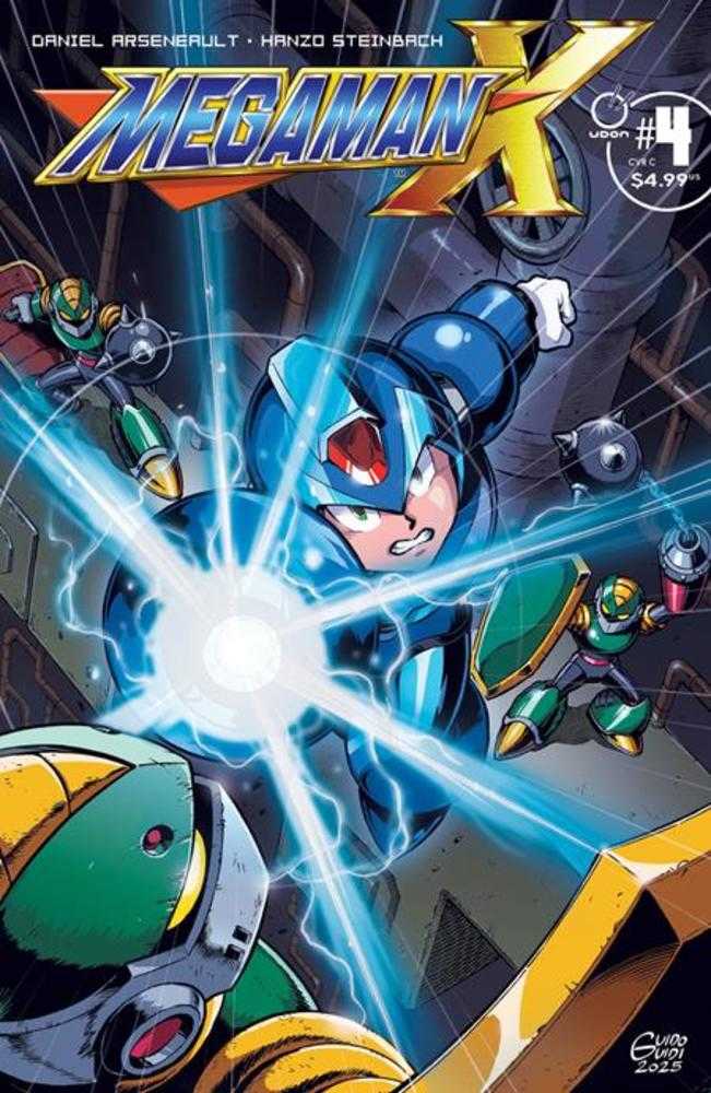 Mega Man X #4 Cover C Guido Guidi Variant