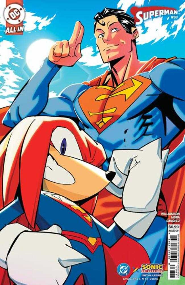 Superman #38 Cover F Daniele Di Nicuolo DC X Sonic Variant (The Reign Of The Superboys)