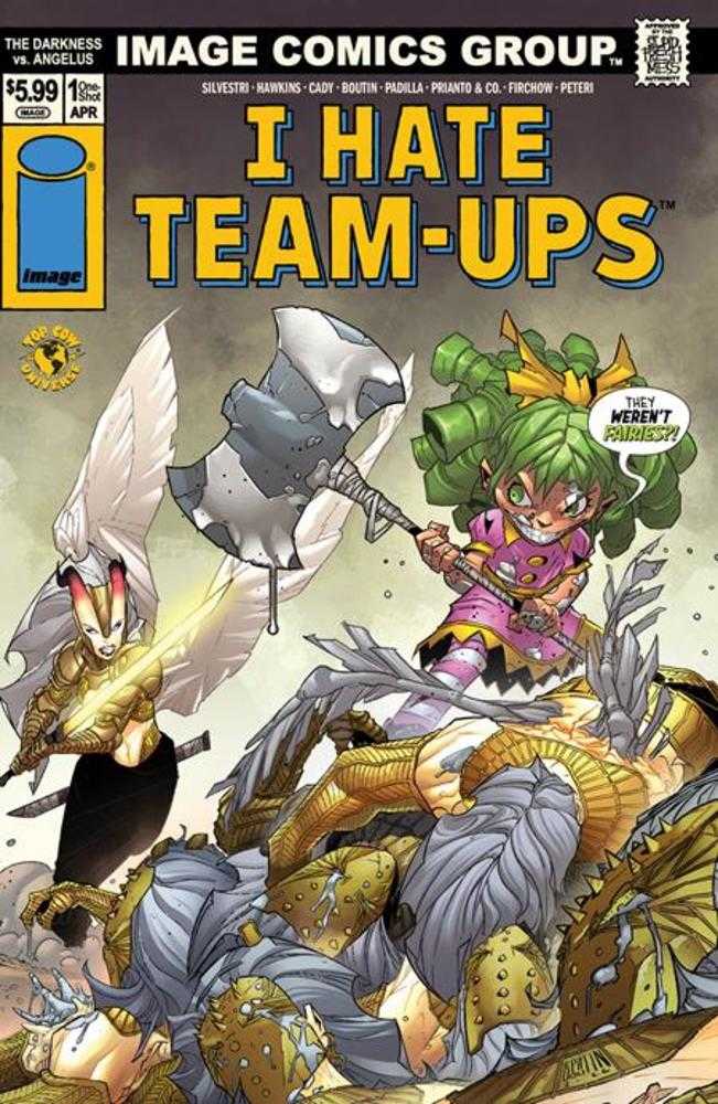 Darkness vs Angelus Cover F Pat Boutin I Hate Fairyland Team Up Variant