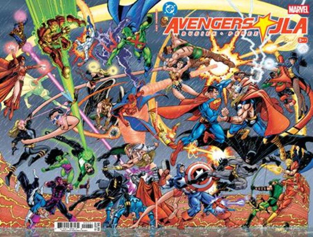 Avengers JLA #2 Facsimile Edition Cover D George Perez Foil Variant