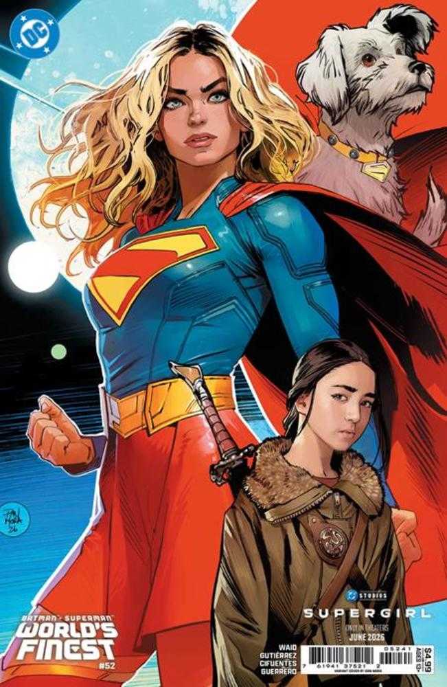 Batman Superman Worlds Finest #52 Cover D Dan Mora Supergirl Movie Variant