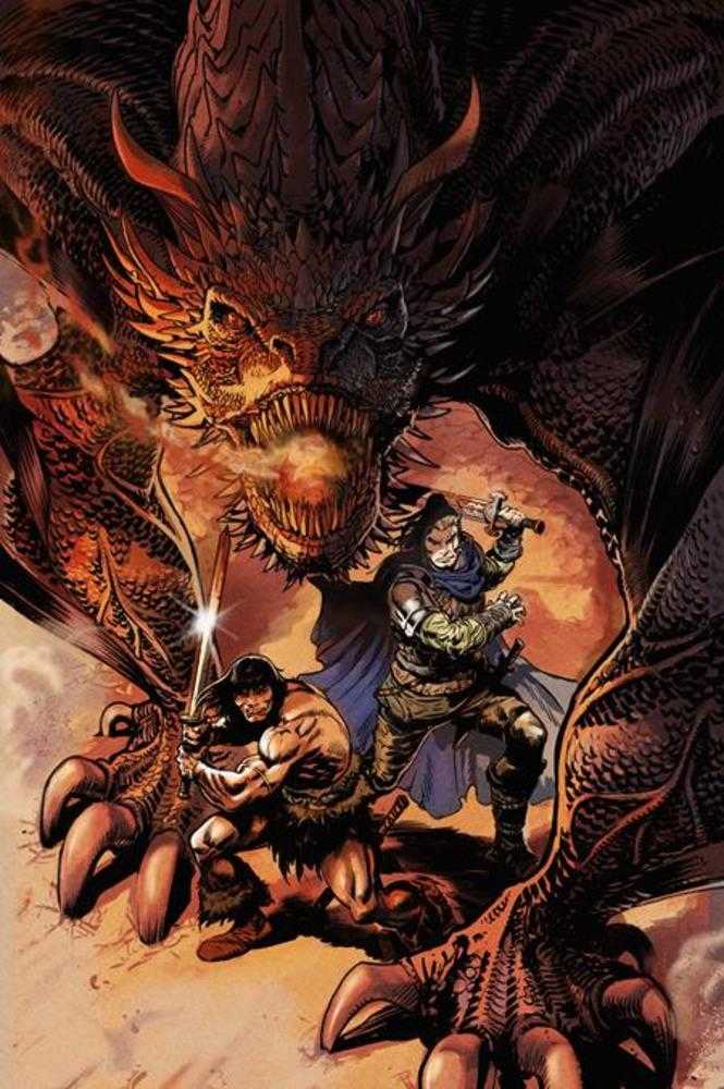 Conan And Dragonero #2 Cover D Fernando Dagnino Full Art Variant