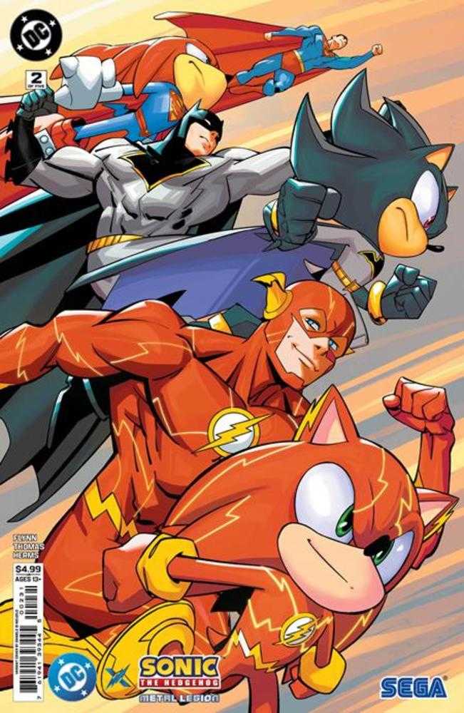 DC X Sonic The Hedgehog The Metal Legion #2 Cover C Daniele Di Nicuolo Variant