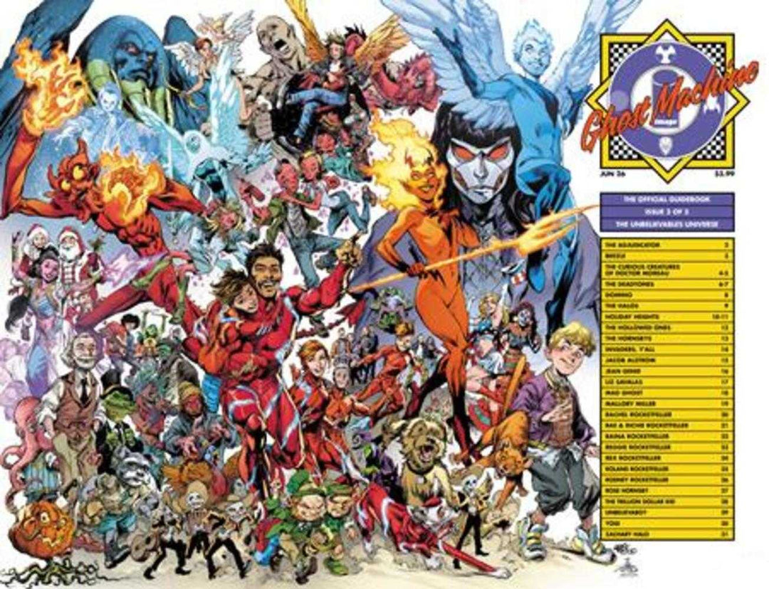 Ghost Machine The Official Guidebook #3 Cover C Ivan Reis & Danny Miki Wraparound Variant