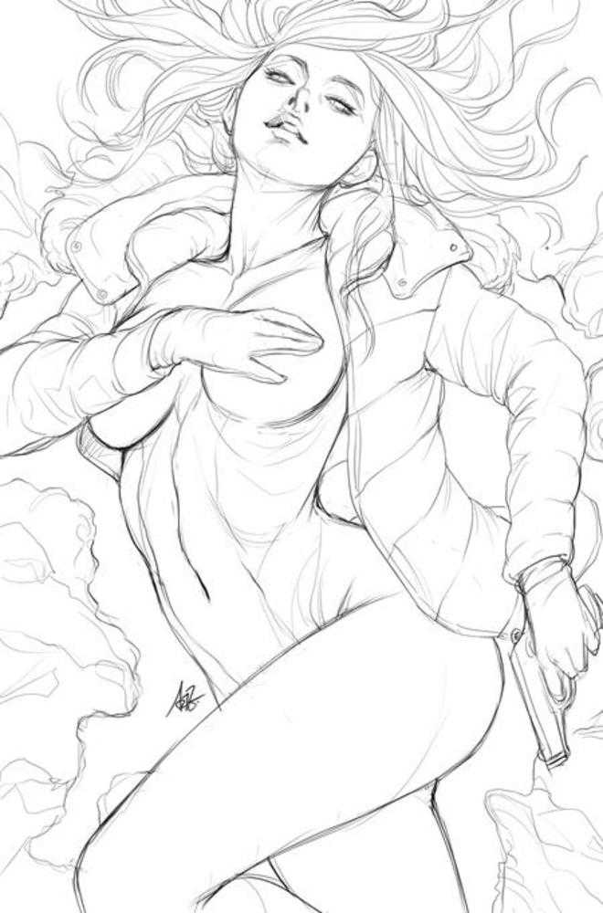Gun Honey Doubles Down #1 Cover L Artgerm Inks Full Art Variant