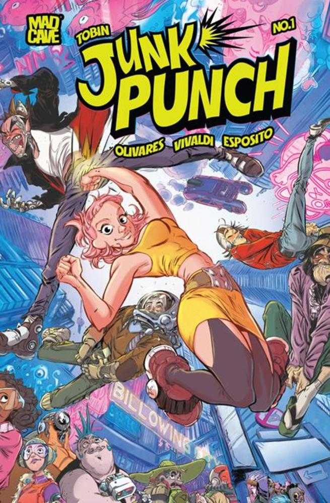 Junk Punch #1 Cover A Carlos Javier Olivares (Mature)