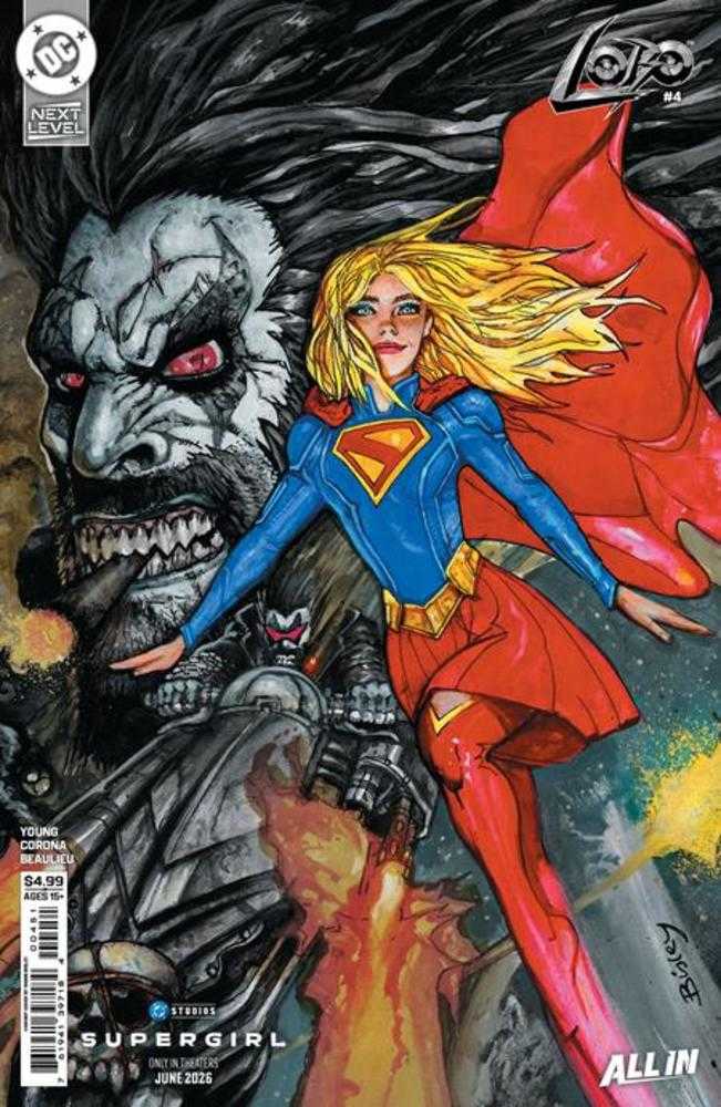 Lobo #4 Cover E Simon Bisley Supergirl Movie Variant