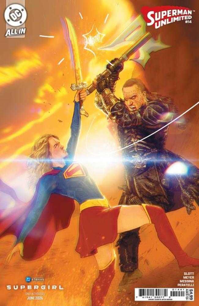 Superman Unlimited #14 Cover D Mitch Gerads Supergirl Movie Variant (The Reign Of The Superboys)