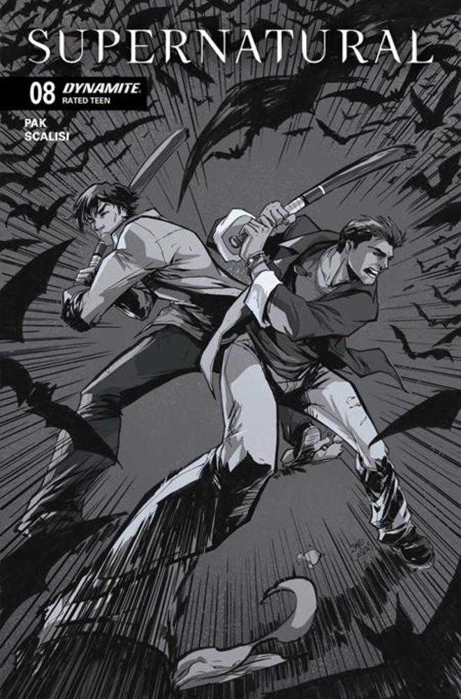 Supernatural #8 Cover G 1:10 David Cousens Line Art Variant