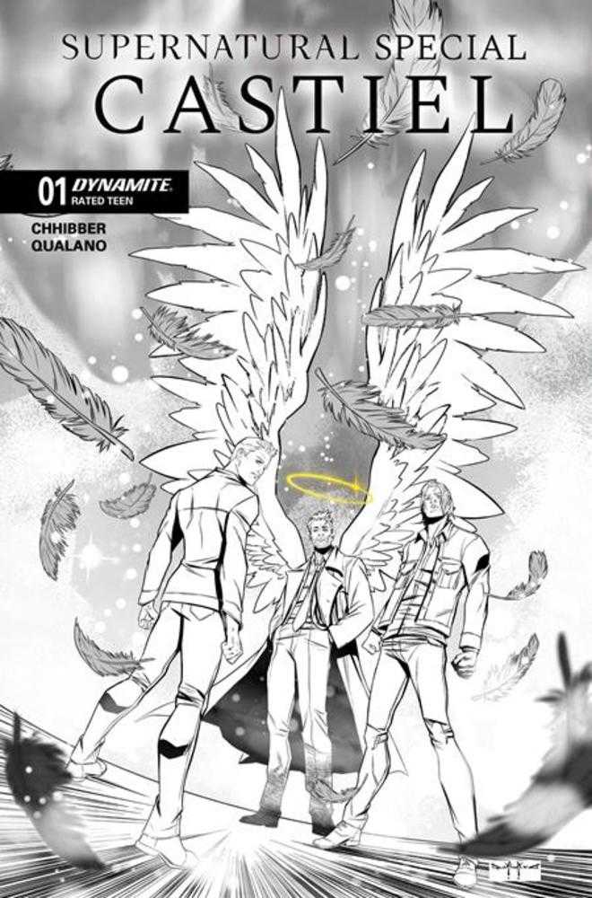 Supernatural Special Castiel #1 (One Shot) Cover H 1:10 Pasquale Qualano Line Art Variant