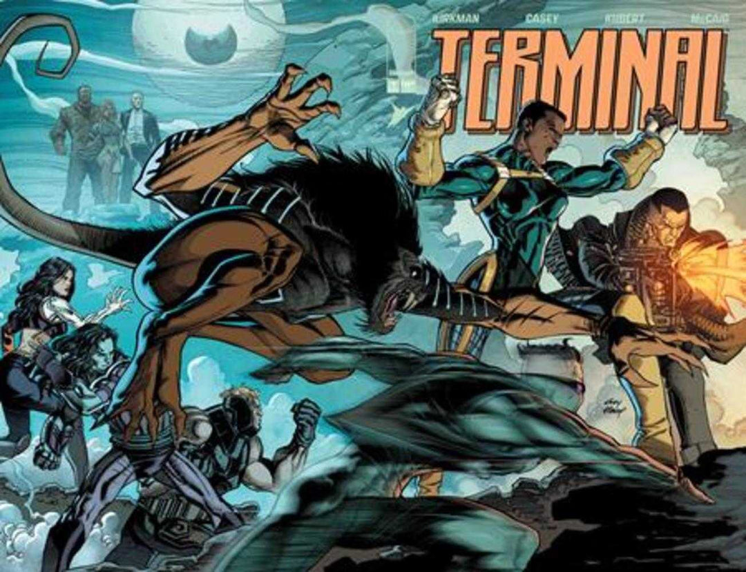 Terminal #1 Cover M Andy Kubert & Dave Mccaig Connecting Wraparound Chromium Variant