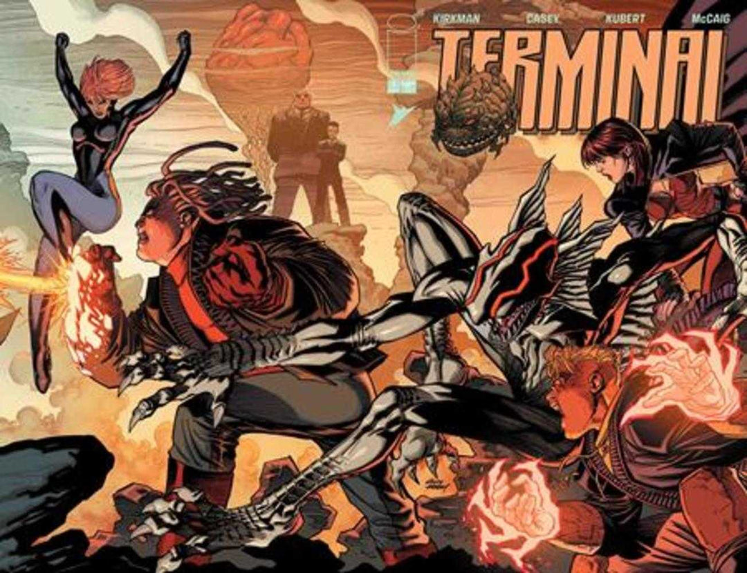 Terminal #1 Cover N Andy Kubert & Dave Mccaig Connecting Wraparound Chromium Variant