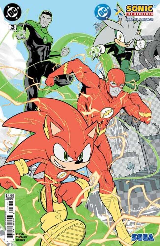 DC X Sonic The Hedgehog The Metal Legion #3 Cover C Travis Mercer Variant
