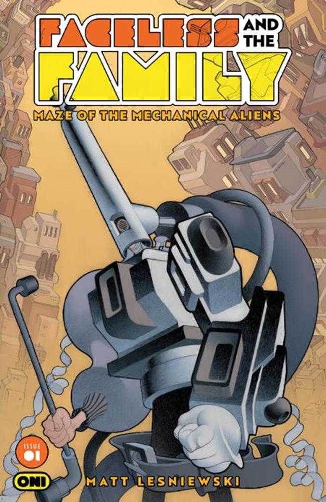 Faceless And The Family Maze Of The Mechanical Aliens #1 Cover A Matt Lesniewski