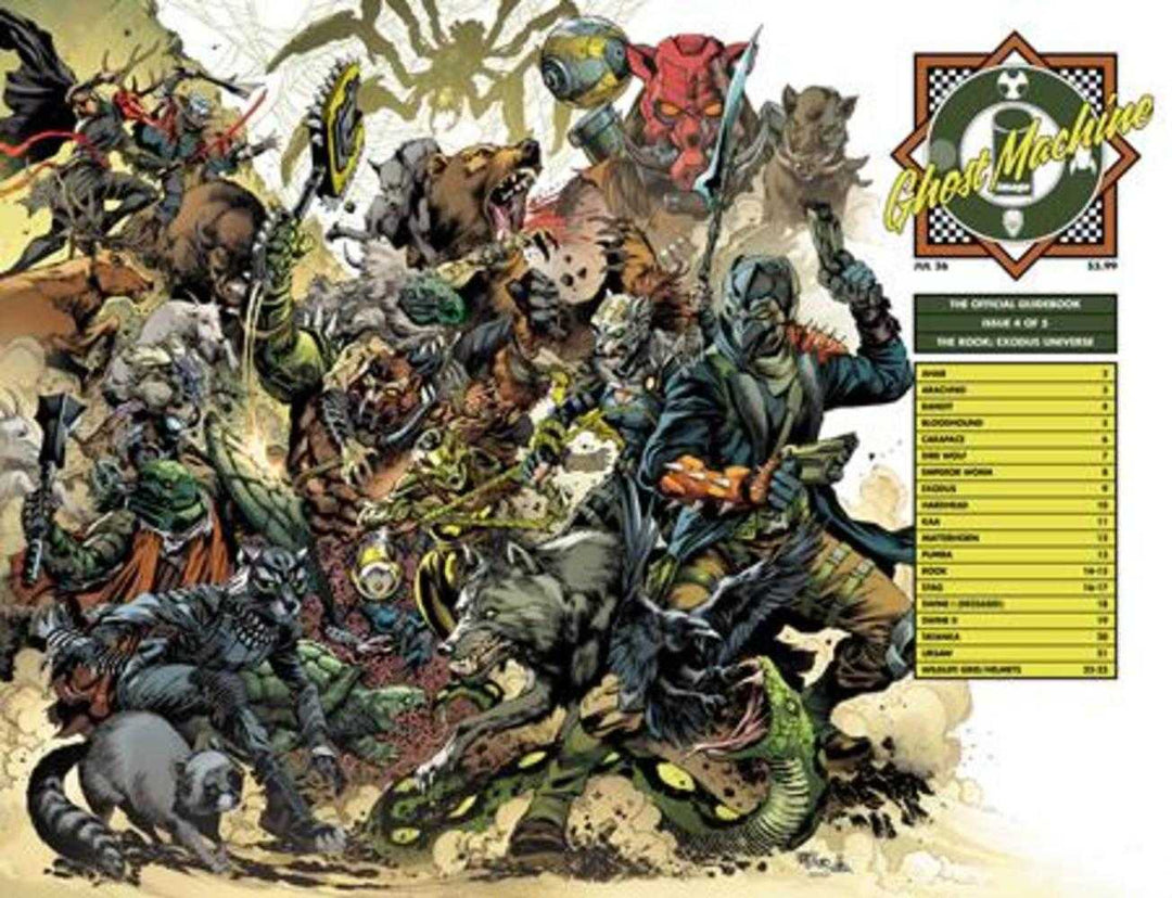 Ghost Machine The Official Guidebook #4 Cover C Ivan Reis & Danny Miki Wraparound Variant