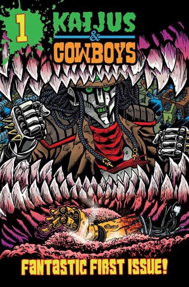Kaijus & Cowboys #1 Cover A Frankie B Washington